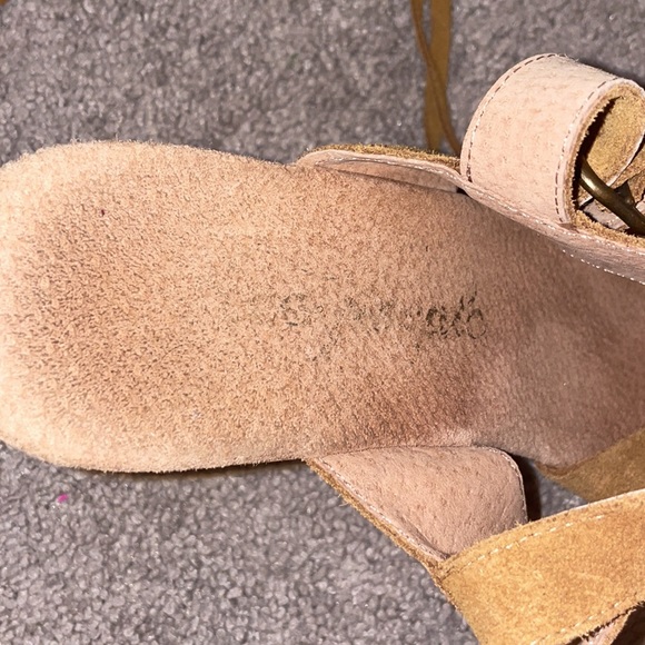 Free People dover clog sandals 41 womens shoes suede ankle strap heels 9.5 - Picture 11 of 16